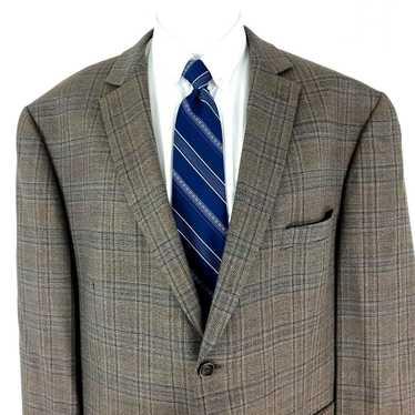 Pronto Uomo Pronto Uomo Wool Rayon 2 Button Blazer