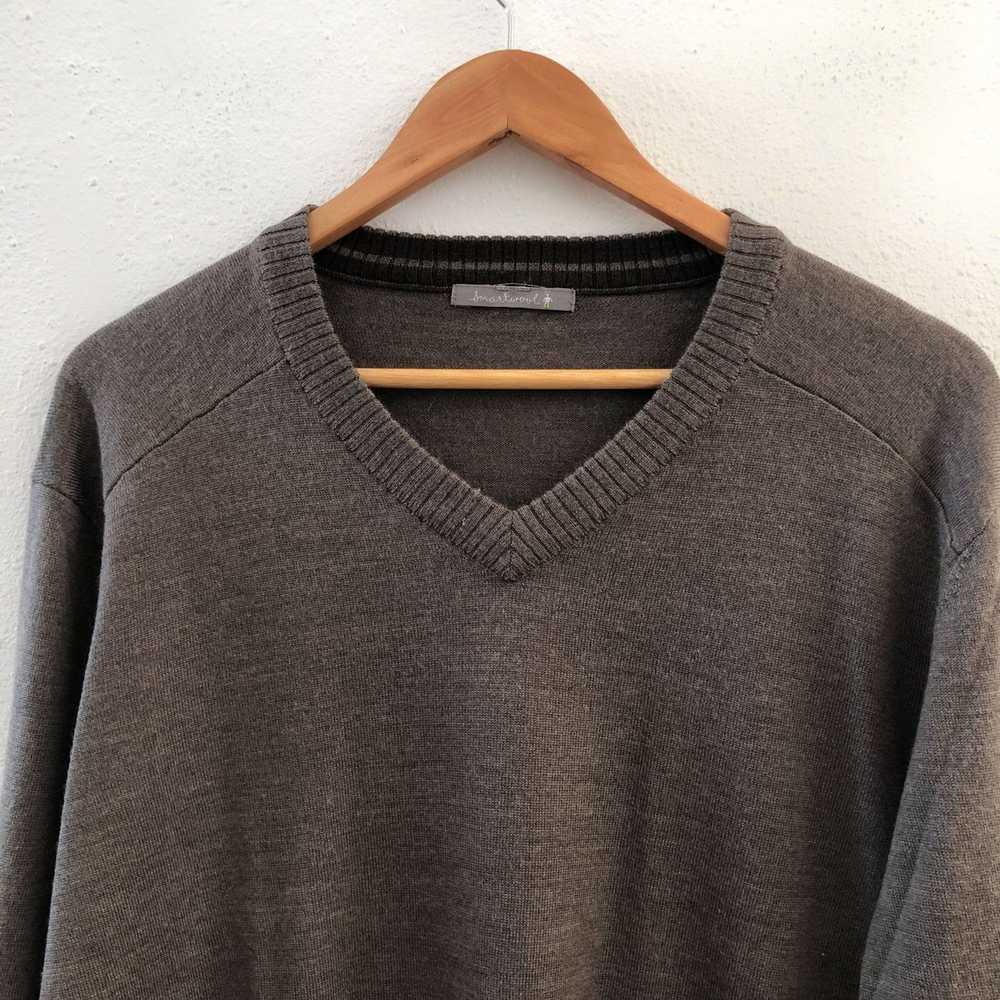 Smart Wool SMARTWOOL Brown Kiva Ridge V-Neck Meri… - image 6