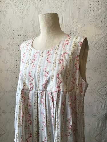 Flowers and Stripes Laura Ashley Dress - image 1