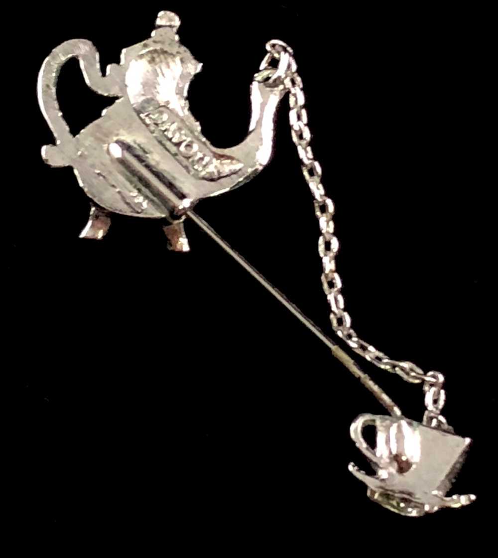 1981 Avon Colonial Teapot Pin - image 2