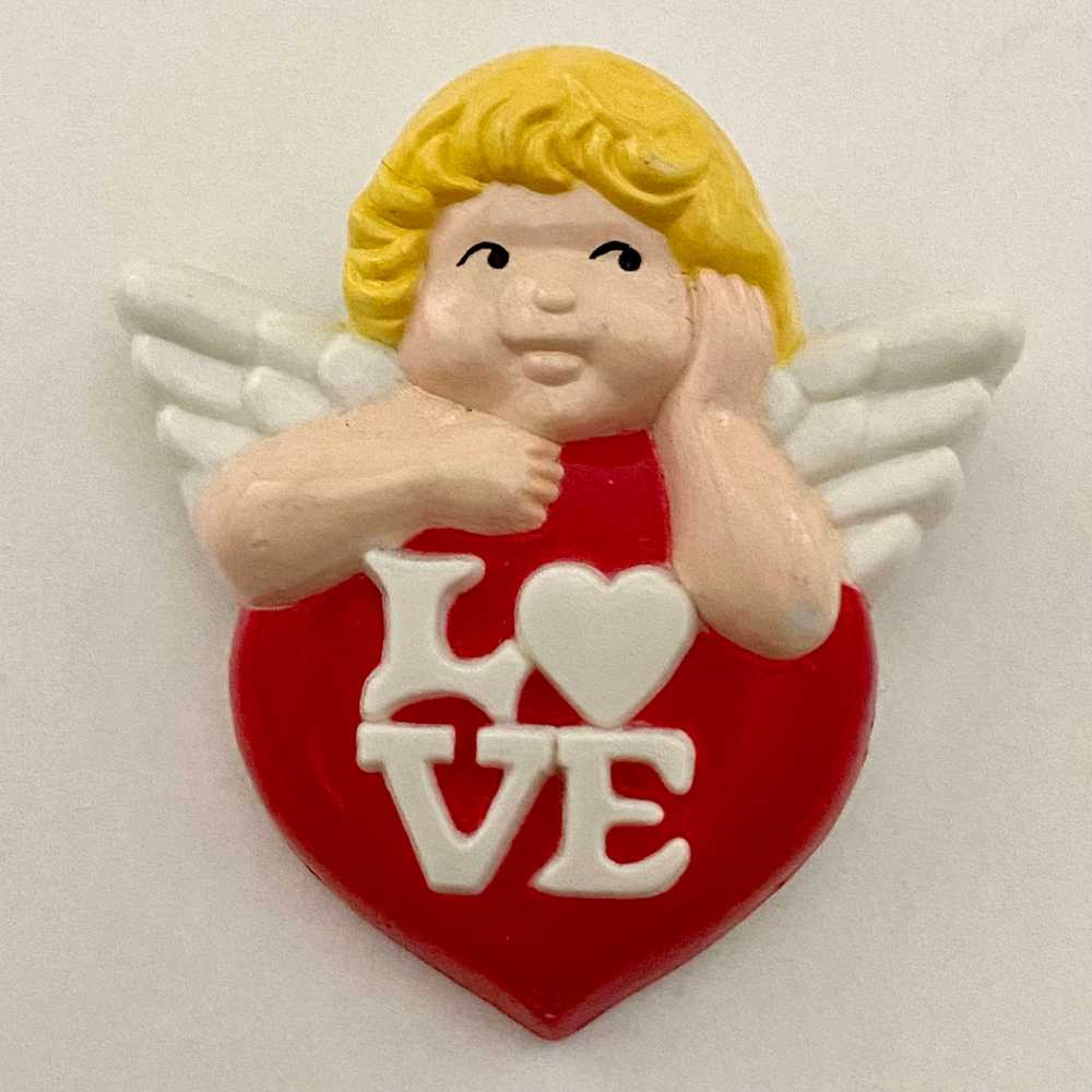 1983 Avon Lovable Cupid Pin - image 1