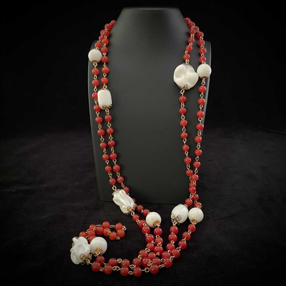 Late 50s/ Early 60s Coro Bead Necklace - image 1