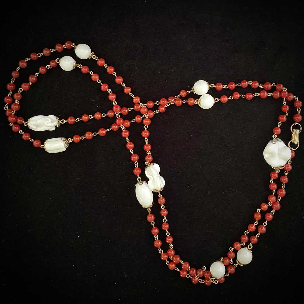 Late 50s/ Early 60s Coro Bead Necklace - image 3