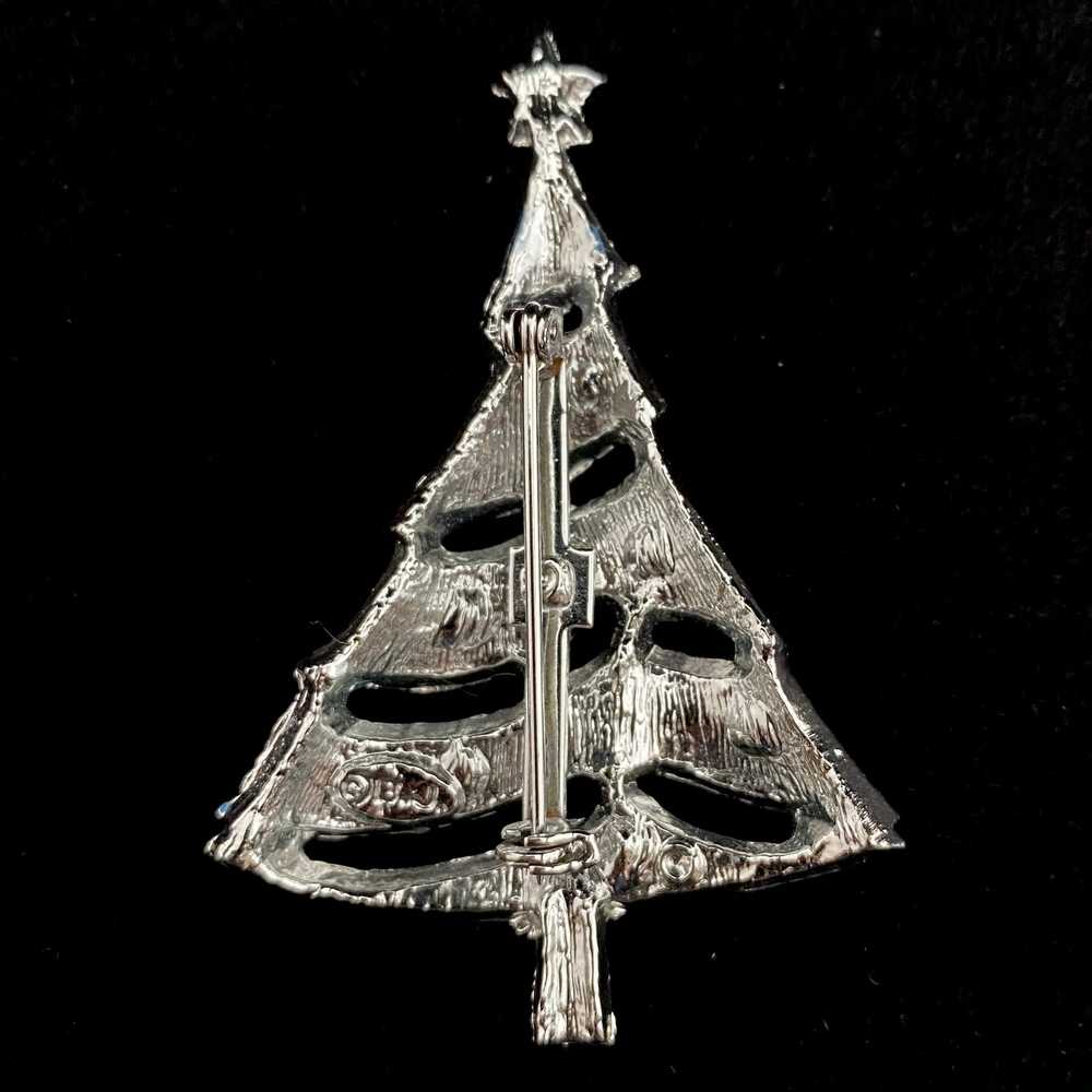 1960s Beatrix Jewelry (BJ) Christmas Tree Brooch - image 2