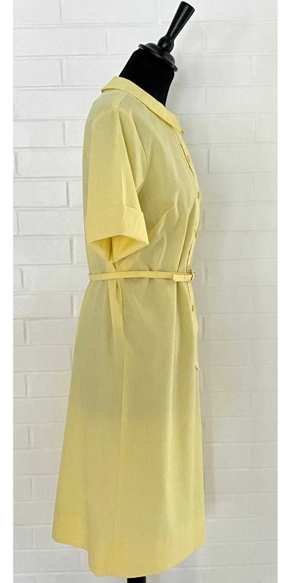1950s Lady Bird Classic Belted Shirt Dress - image 3