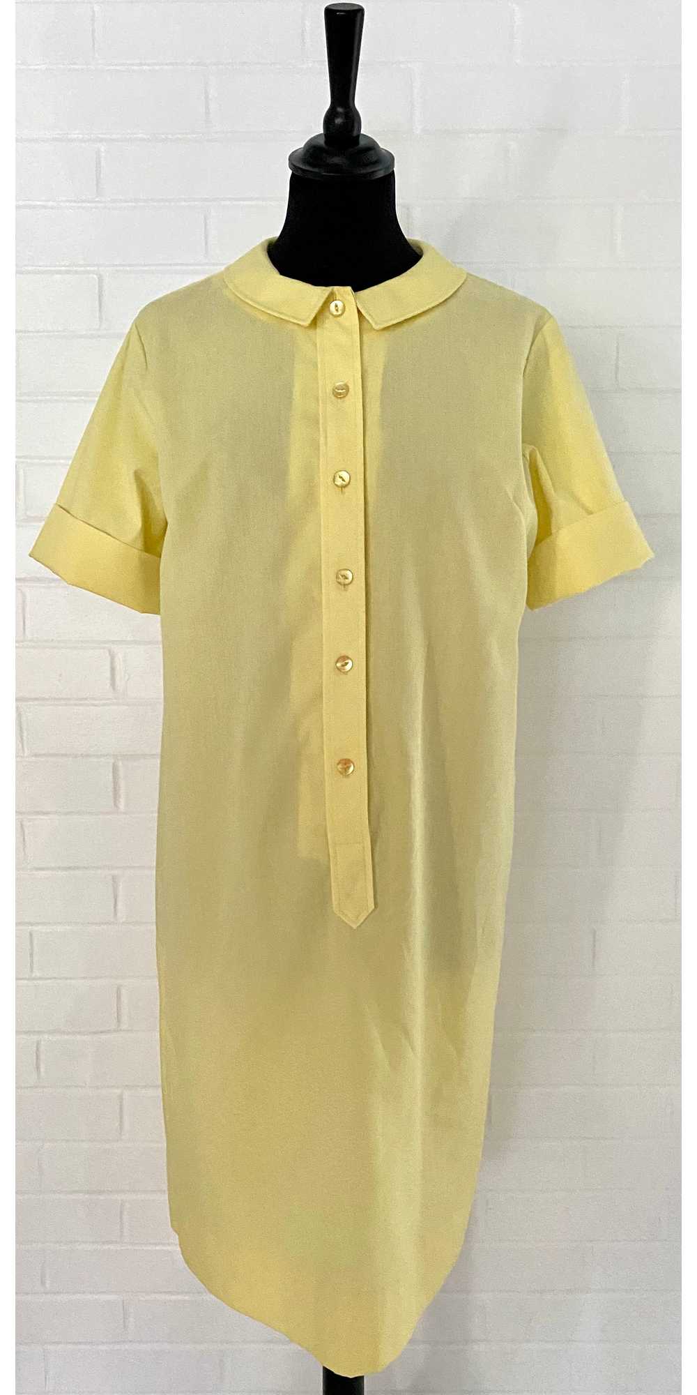 1950s Lady Bird Classic Belted Shirt Dress - image 4