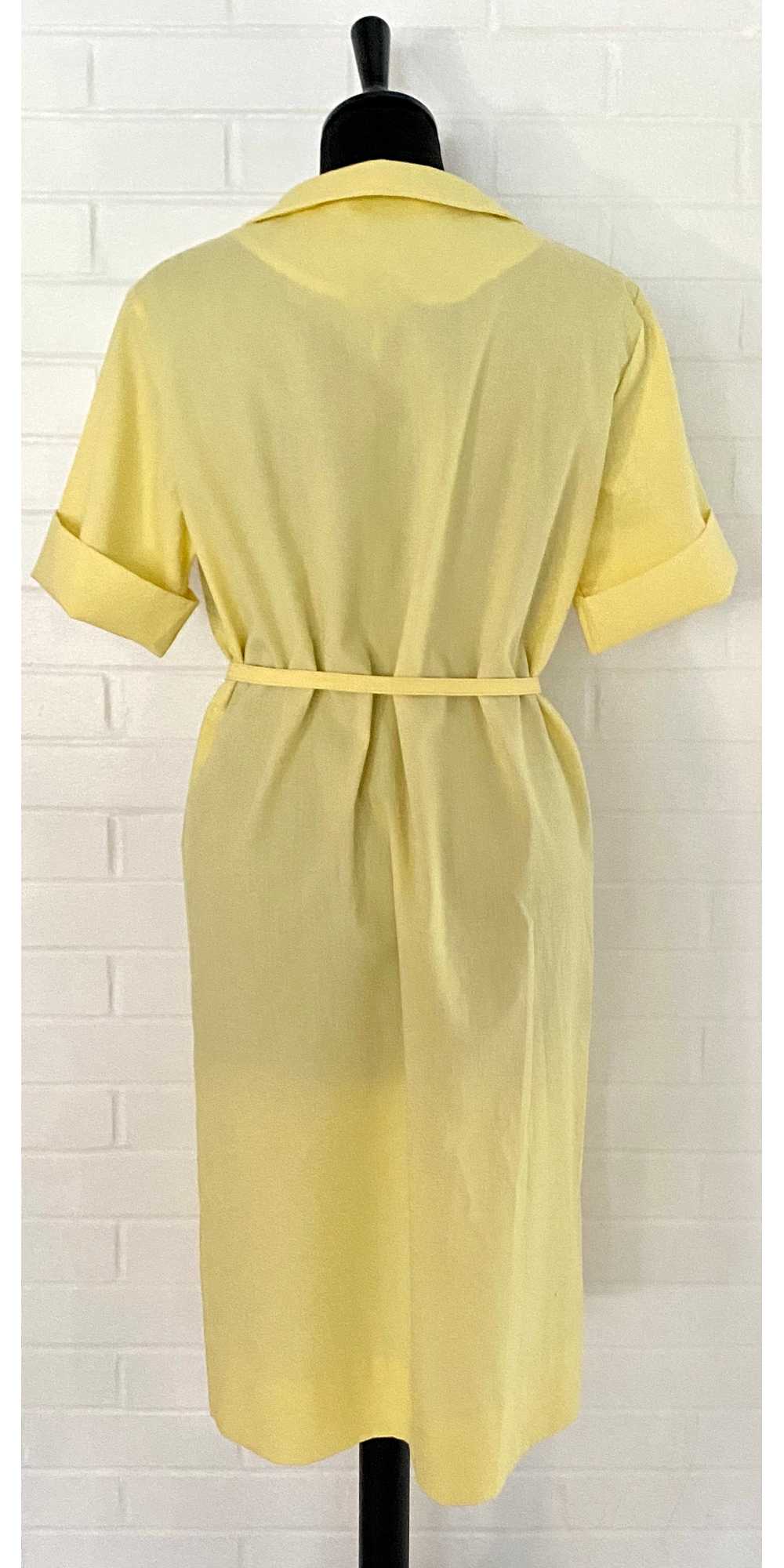 1950s Lady Bird Classic Belted Shirt Dress - image 7