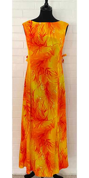 1960s PRS Closet Honolulu, Hawaii Maxi Dress