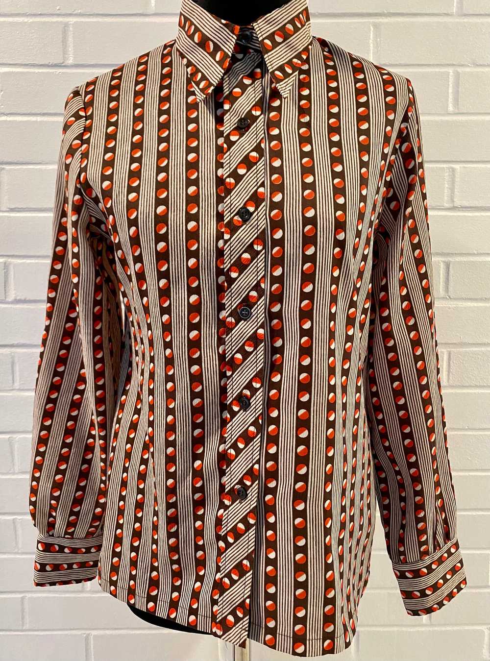 Late 60s/ Early 70s JC Penney Fashions Blouse - image 1