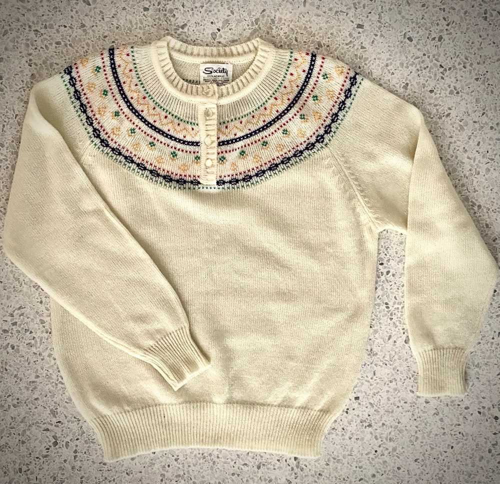 1960s Society Sweater - image 4