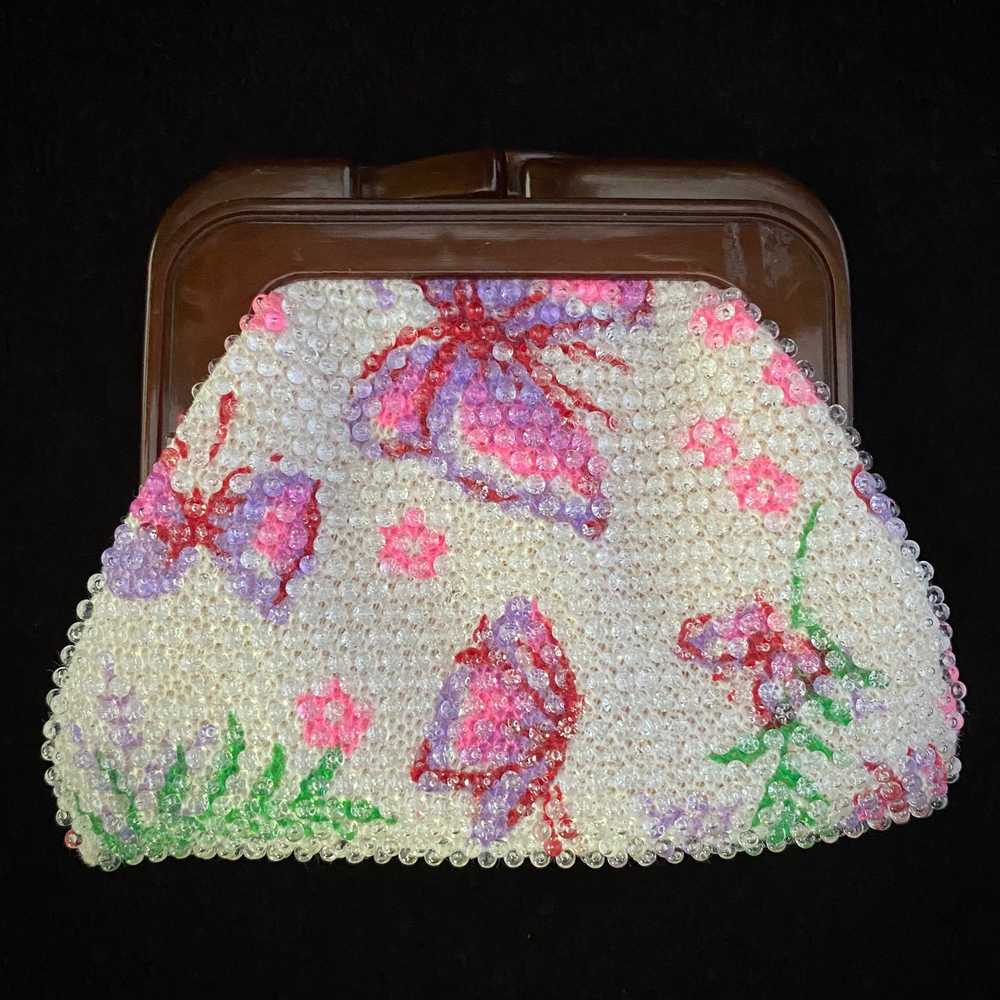 1960s Beaded Change Purse - image 1