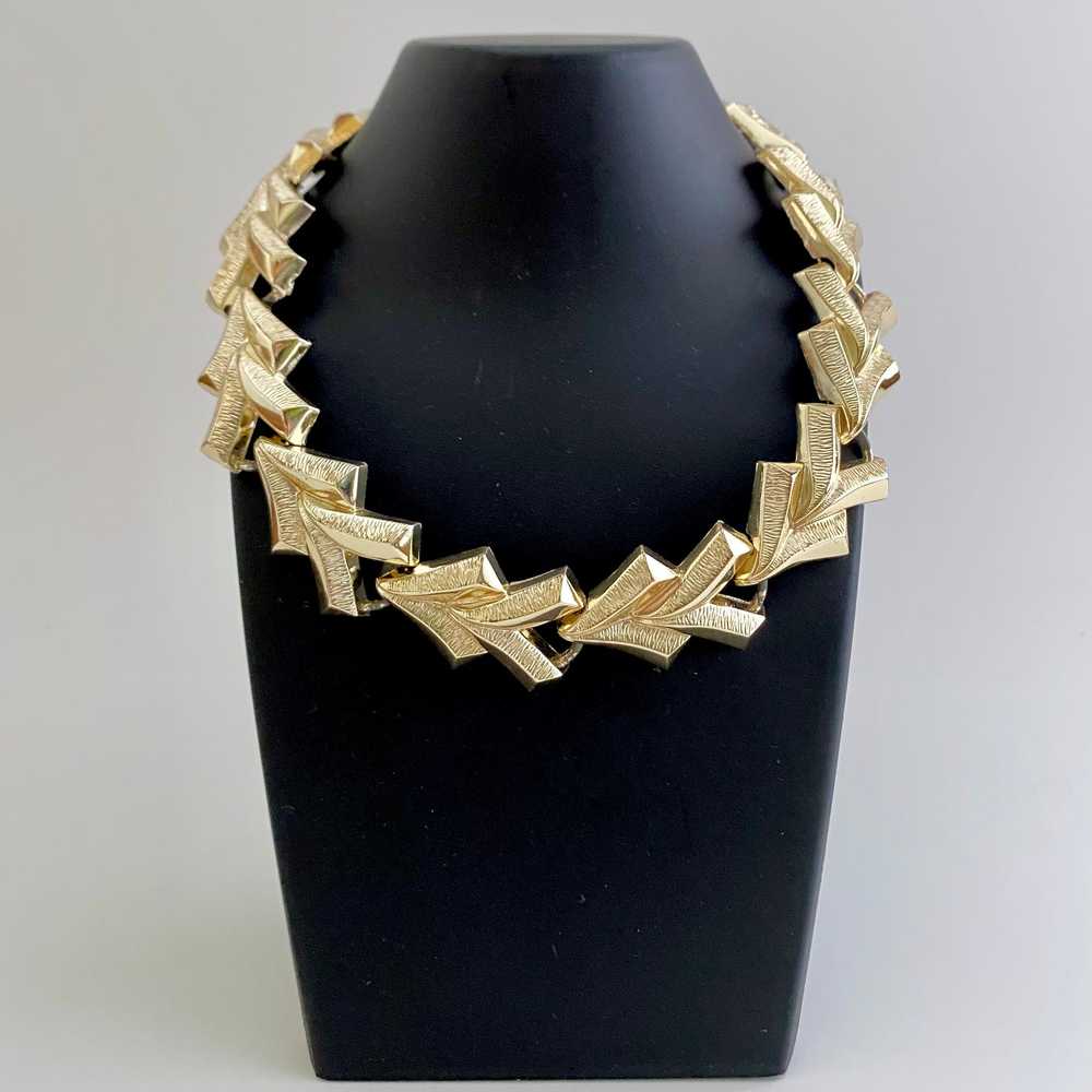 Late 50s/ Early 60s Pale Gold Choker - image 1