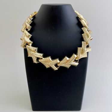 Late 50s/ Early 60s Pale Gold Choker - image 1