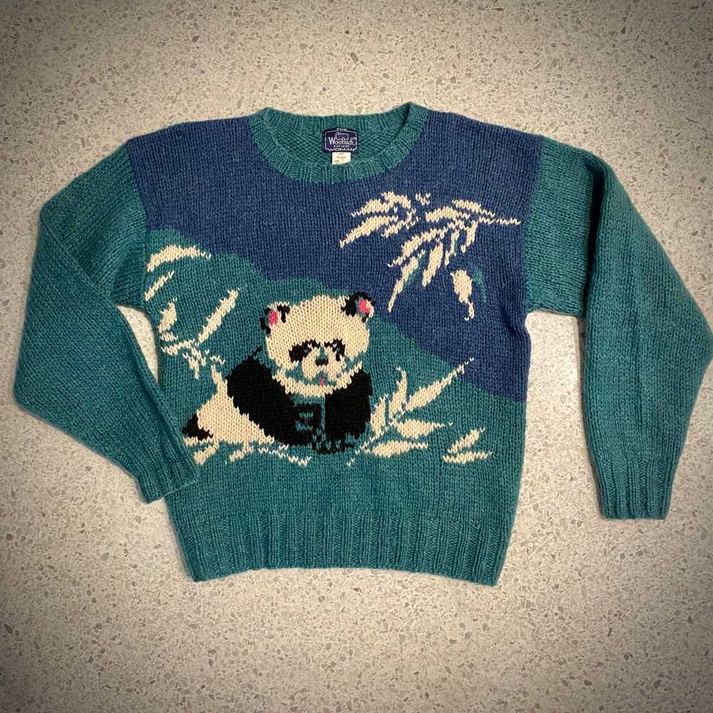 Late 70s/ Early 80s Woolrich Wool Panda Sweater - image 1