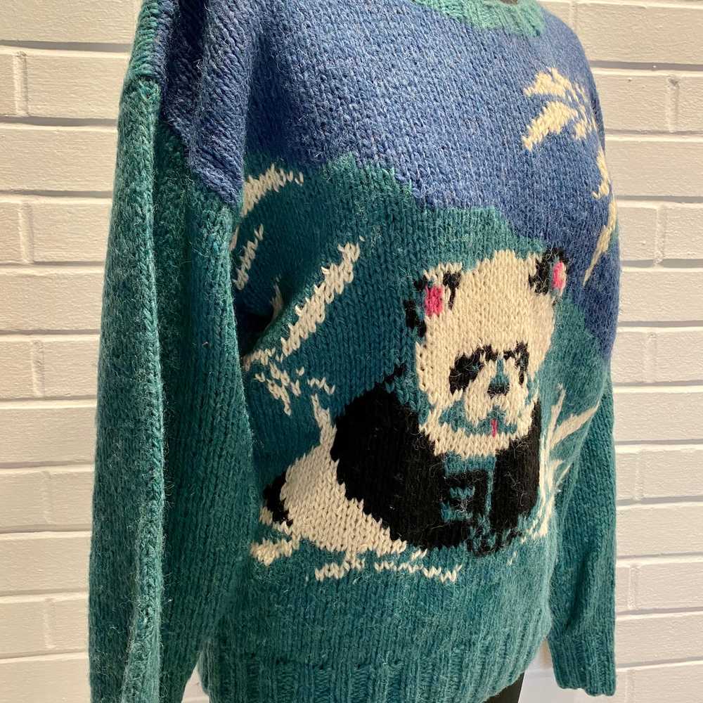 Late 70s/ Early 80s Woolrich Wool Panda Sweater - image 3