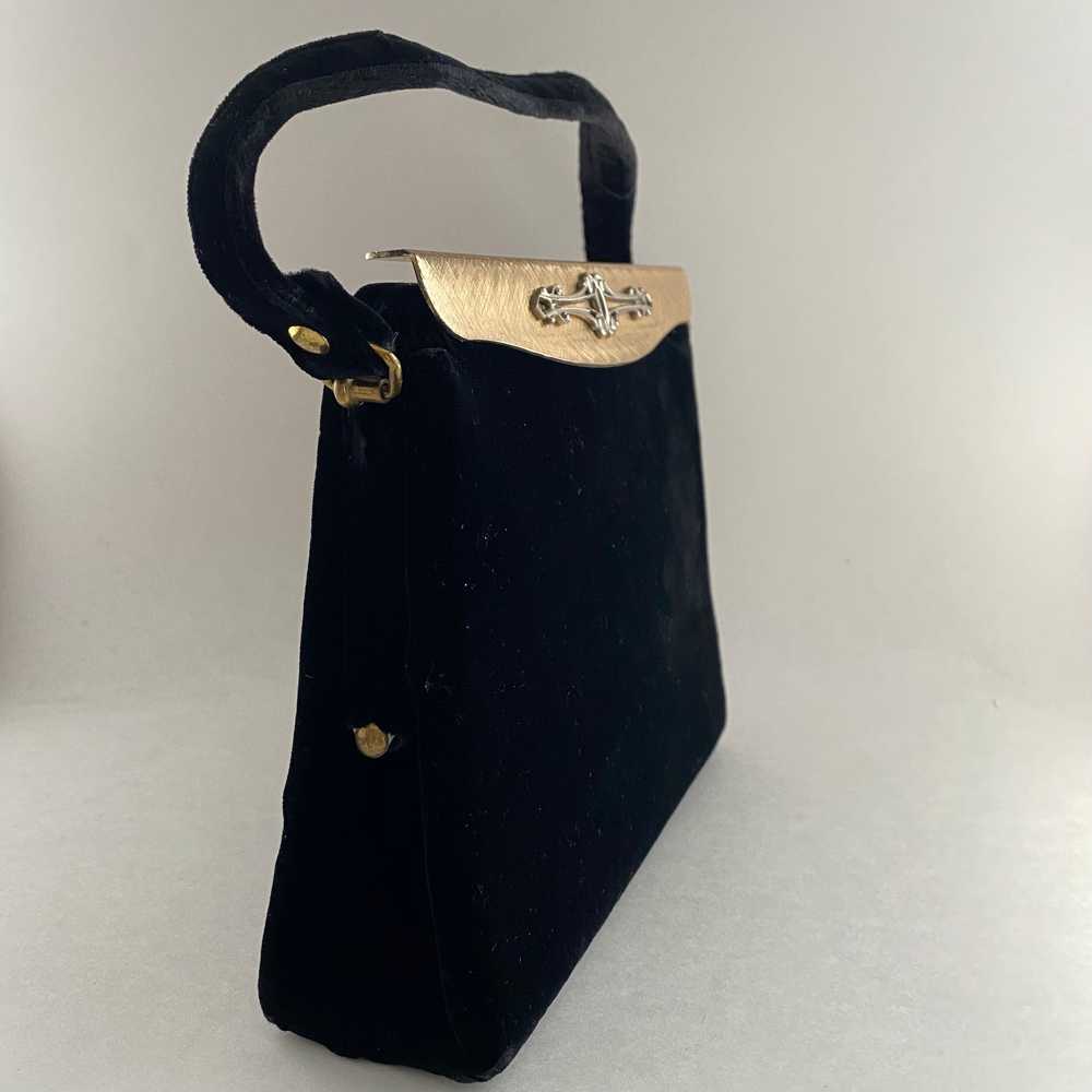 Late 50s/ Early 60s Bobbie Jerome Velvet Handbag - image 3