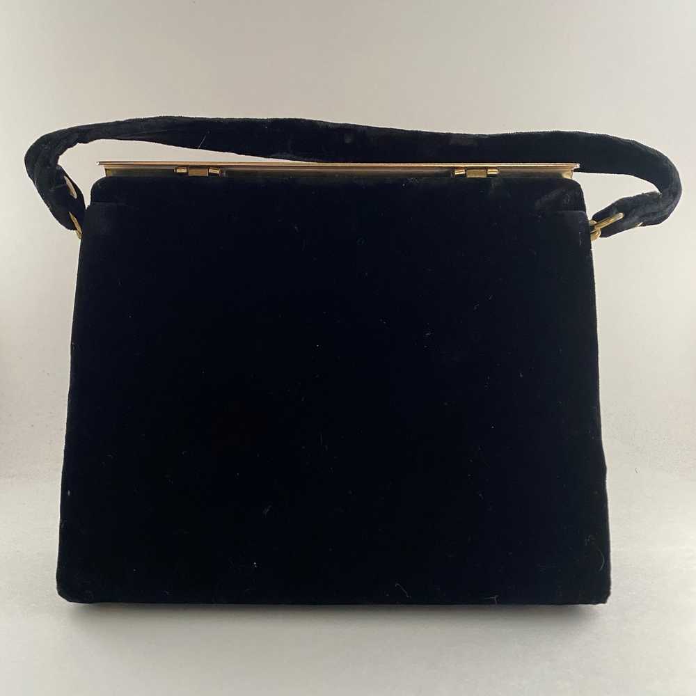 Late 50s/ Early 60s Bobbie Jerome Velvet Handbag - image 4