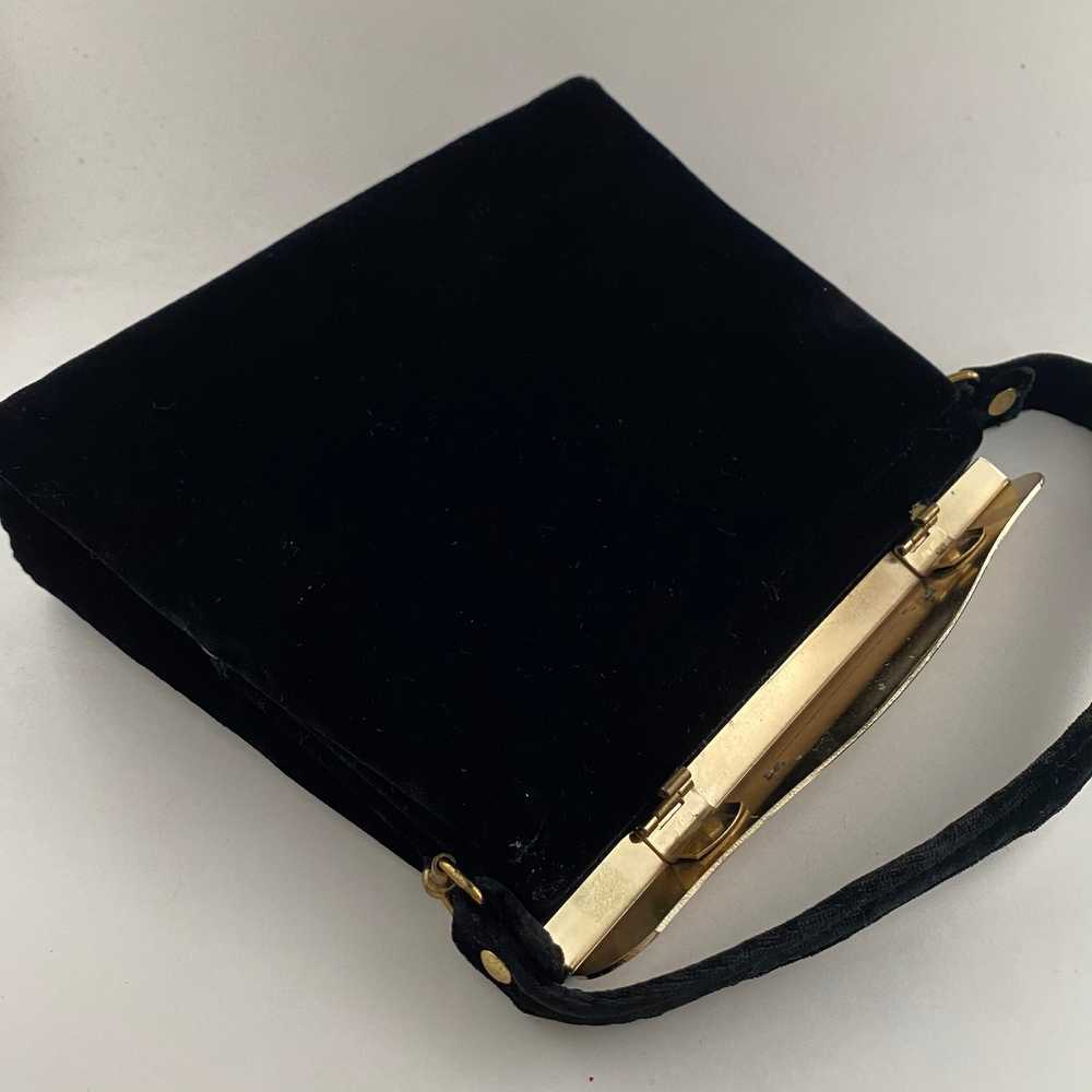 Late 50s/ Early 60s Bobbie Jerome Velvet Handbag - image 5