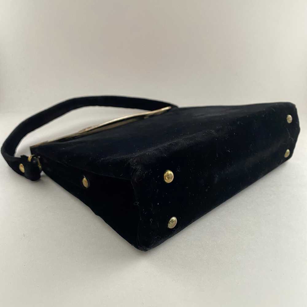 Late 50s/ Early 60s Bobbie Jerome Velvet Handbag - image 7