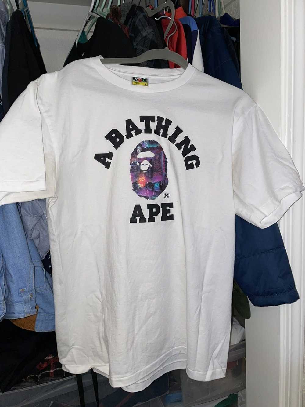 Bape Bape college tee - image 1