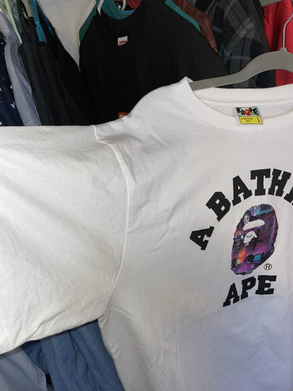 Bape Bape college tee - image 2