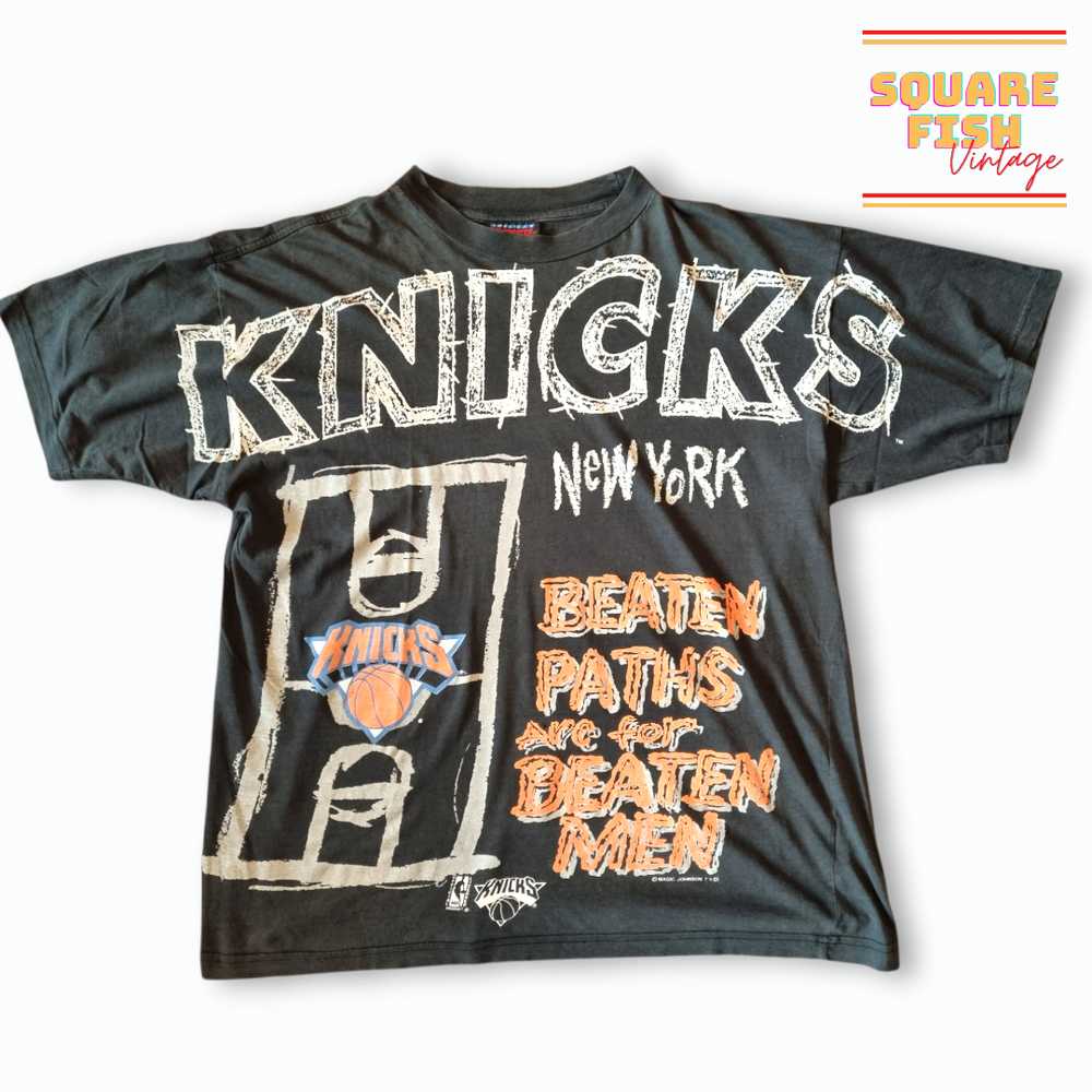 Vintage New York Knicks big print shirt - image 1