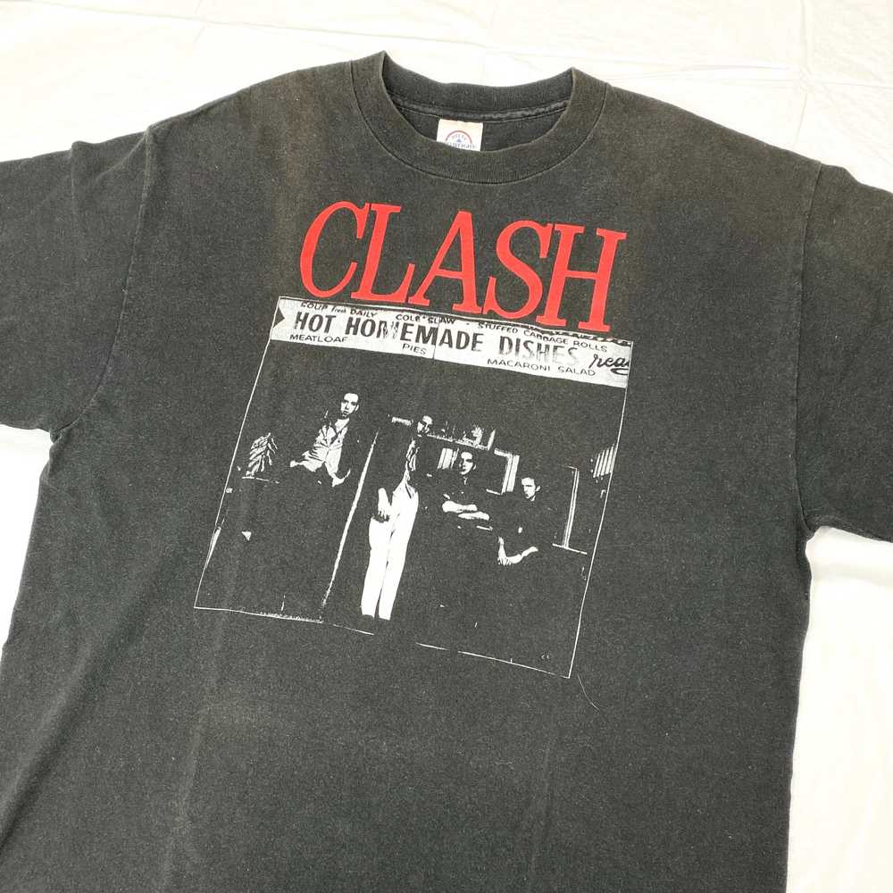 1990s the Clash punk rock t-shirt hot homemade di… - image 2