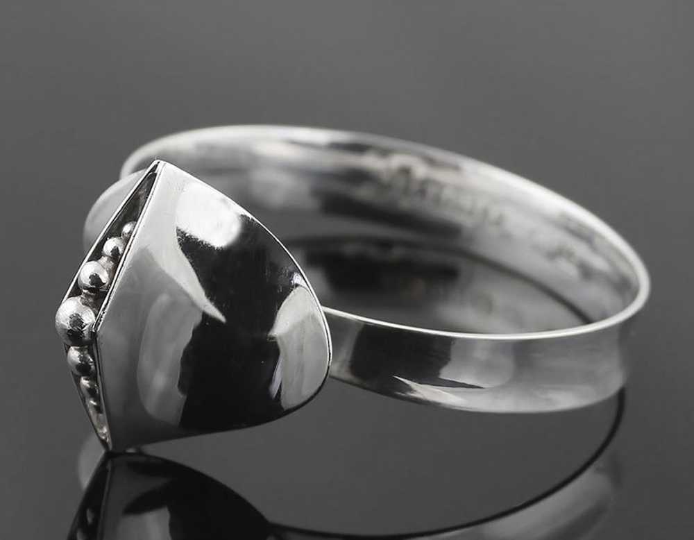 Karl Erik Palmberg Modernist Sterling Bracelet Al… - image 3