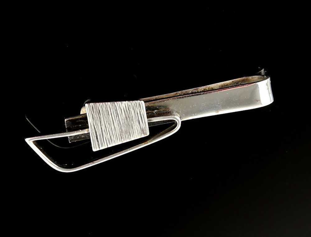 Henry Steig Modernist Sterling Silver Mans Tie Ba… - image 3