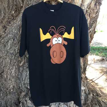 Vintage Rocky and Bullwinkle Shirt Taco Bell Promo - image 1
