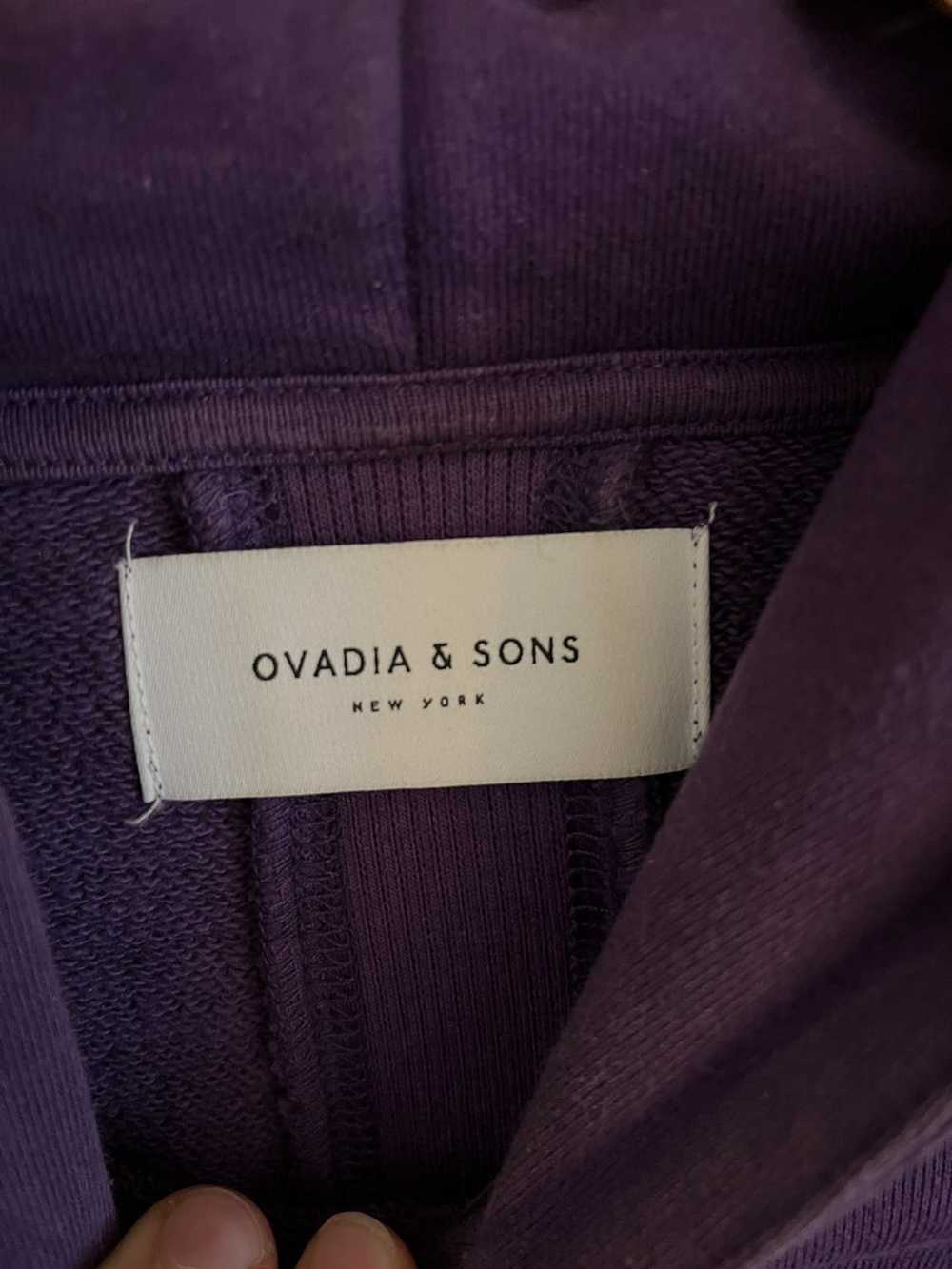Ovadia & Sons Ovadia & Sons Purple Checker Hoodie - image 7