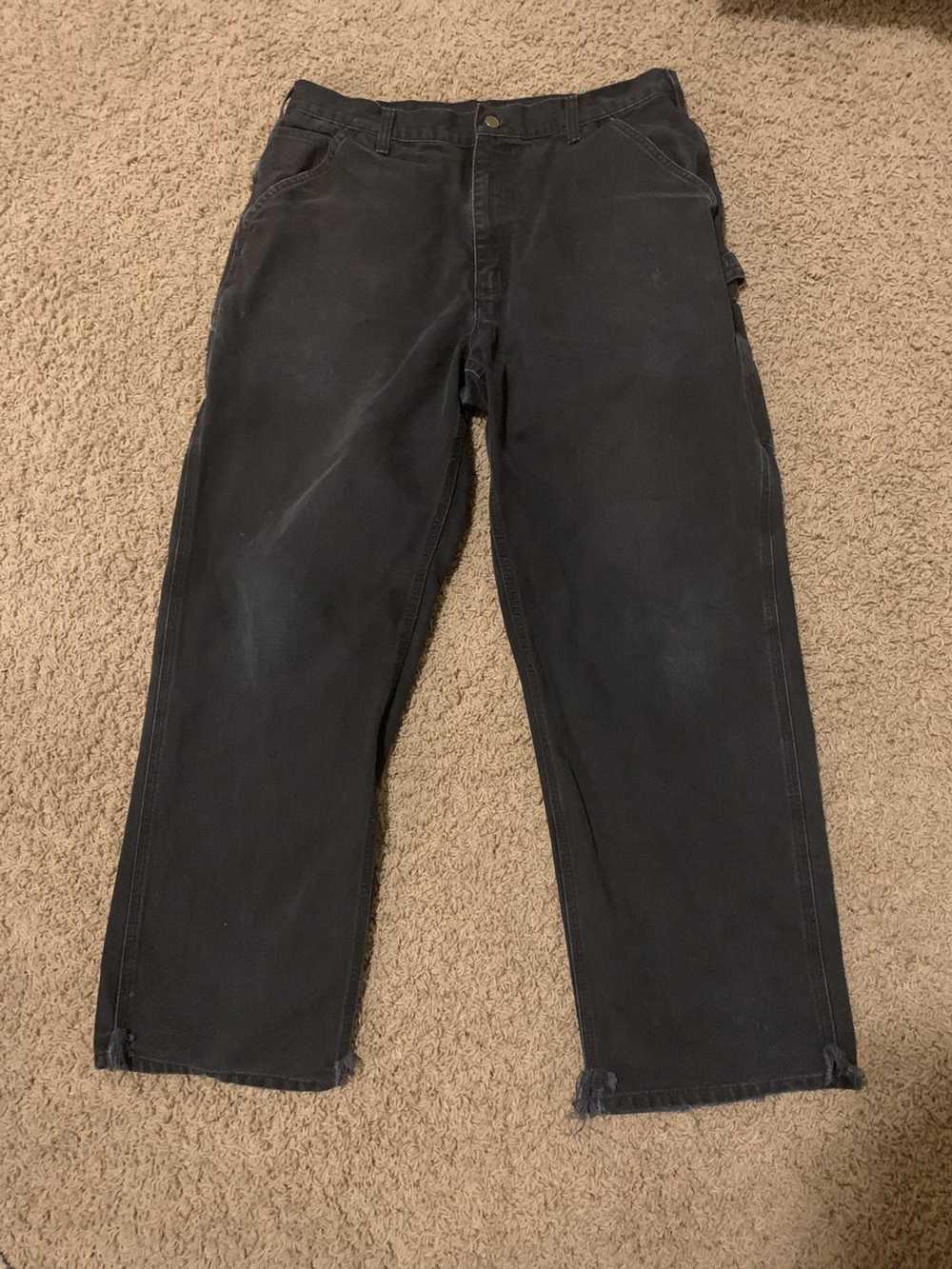 Carhartt × Vintage Vintage Carhartt Black pants - image 1