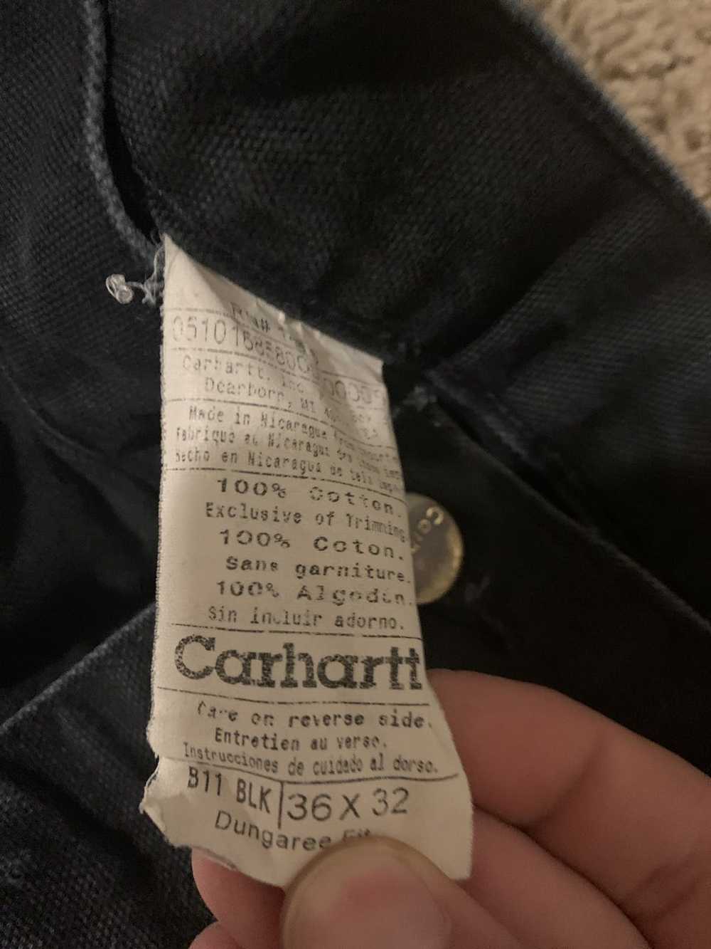 Carhartt × Vintage Vintage Carhartt Black pants - image 3
