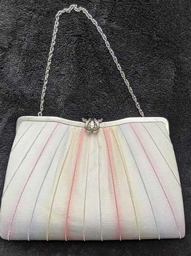 Pearlescent & Rainbow Kimono Purse