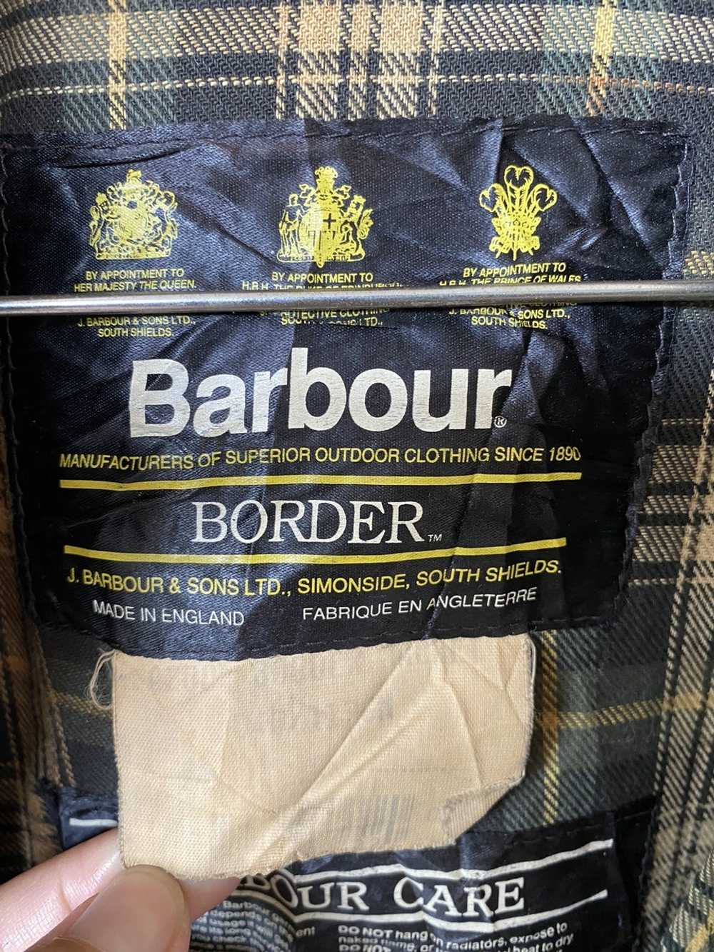 Barbour Vintage Barbour Border Classic Wax Jacket - image 8