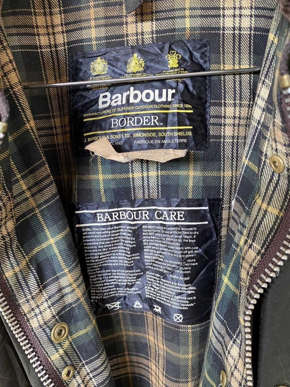 Barbour Vintage Barbour Border Classic Wax Jacket - image 9
