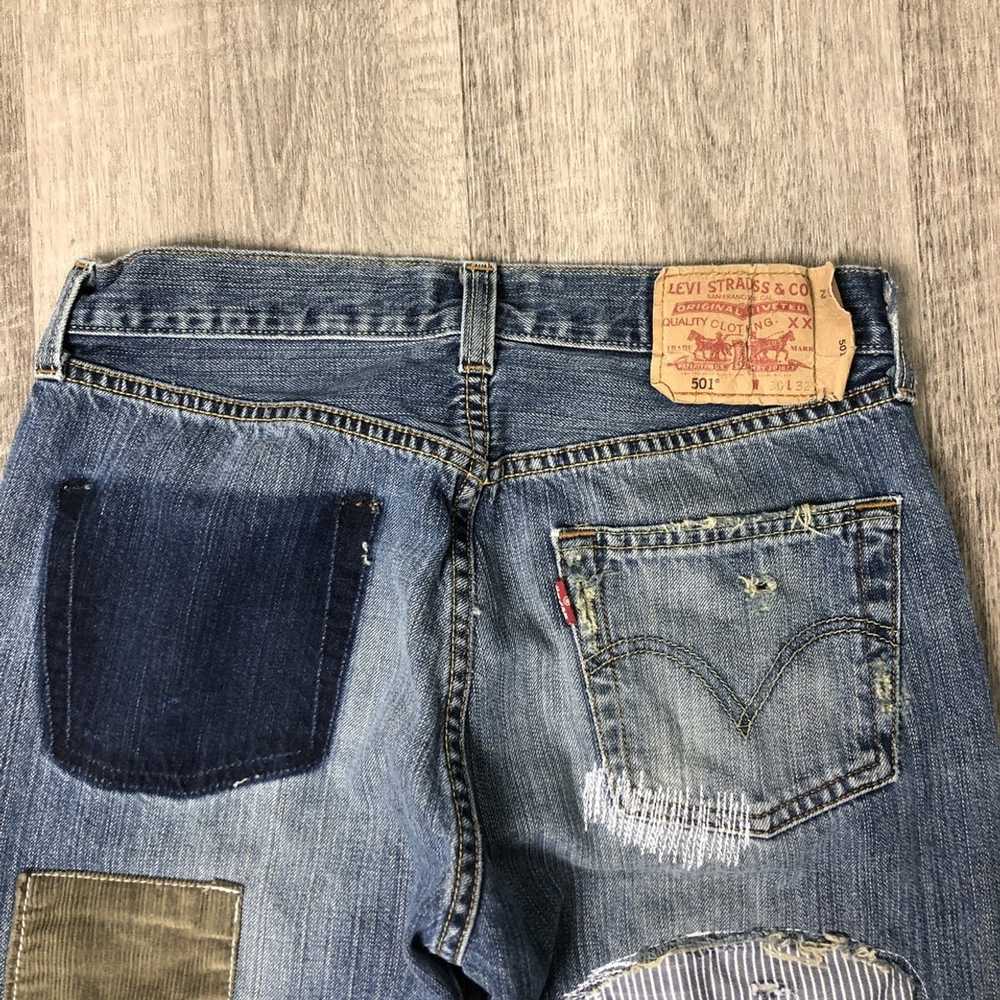 Custom × Levi's Reworked Patchwork Levi’s Jeans W… - image 10