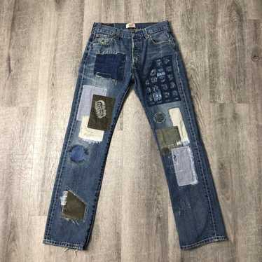 Custom × Levi's Reworked Patchwork Levi’s Jeans W… - image 1