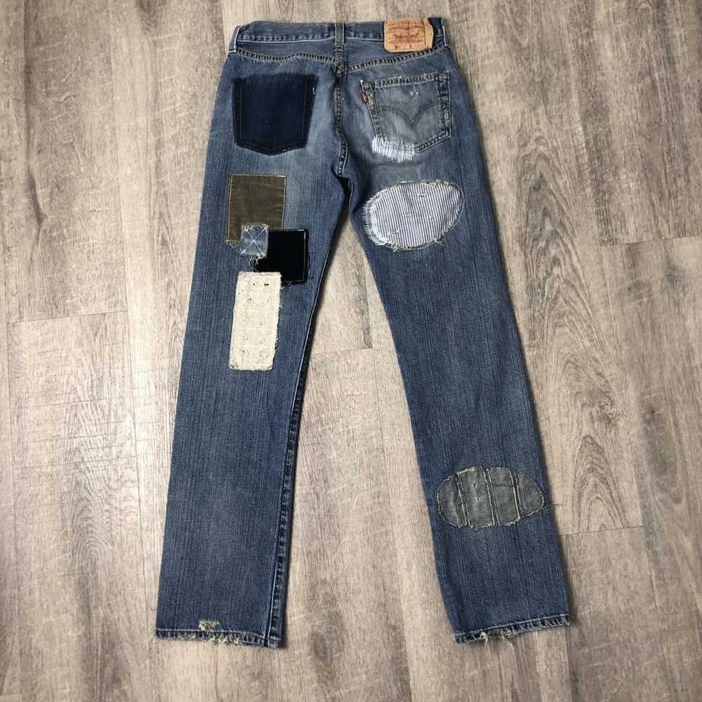 Custom × Levi's Reworked Patchwork Levi’s Jeans W… - image 6