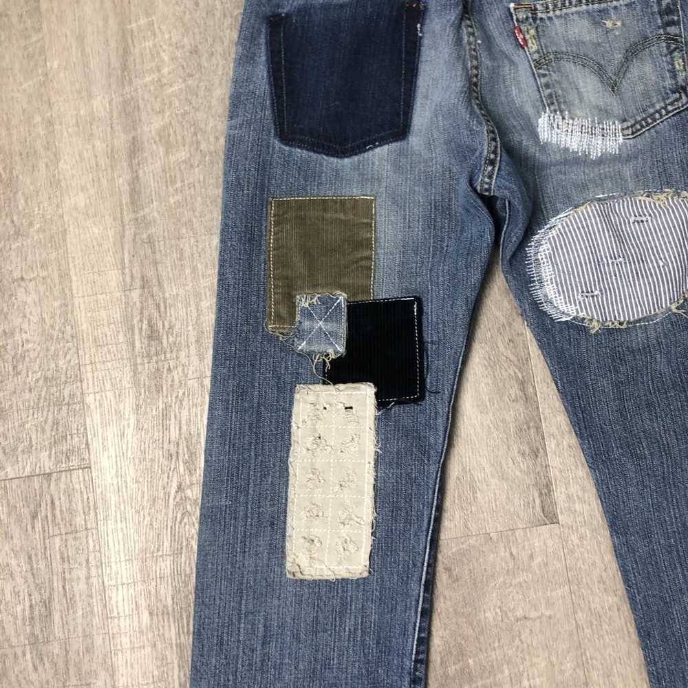 Custom × Levi's Reworked Patchwork Levi’s Jeans W… - image 7