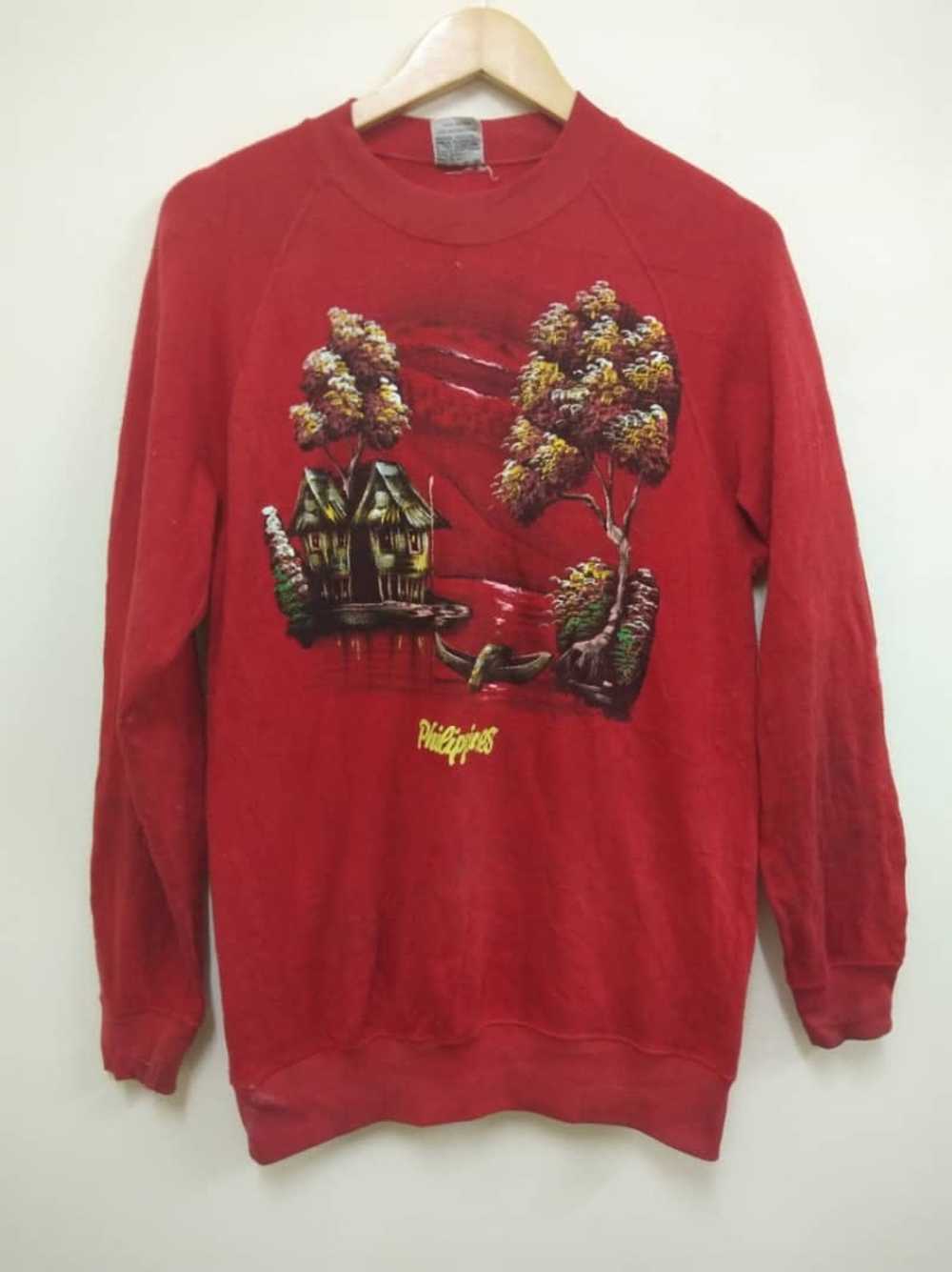 Art × Vintage Dibuho handpainted philipines sweat… - image 1