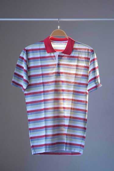 ELIETTE Jeff 80's Striped Polo