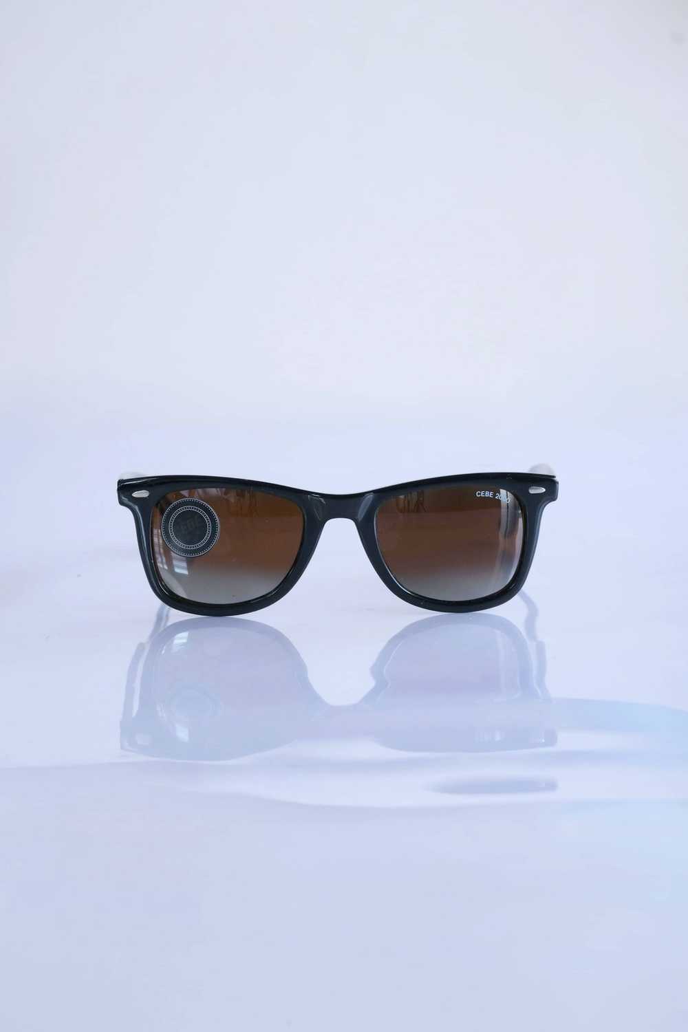 CÉBÉ 90's Wayfarer Mirrored Lens Sunglasses - image 2