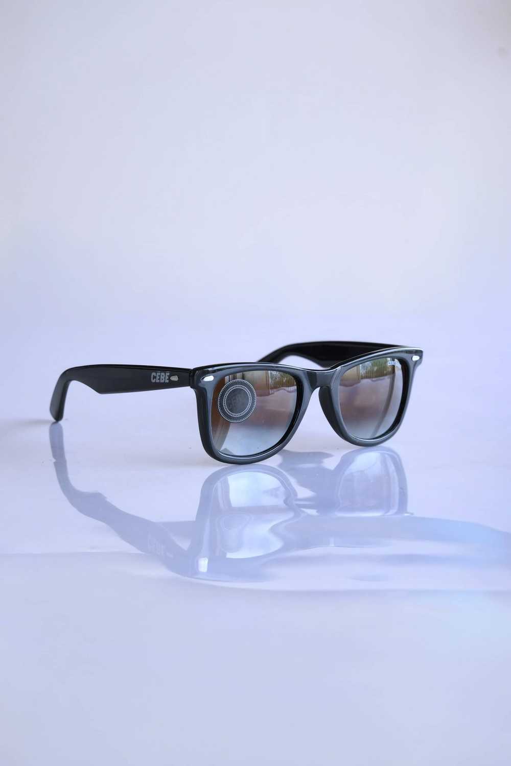 CÉBÉ 90's Wayfarer Mirrored Lens Sunglasses - image 3