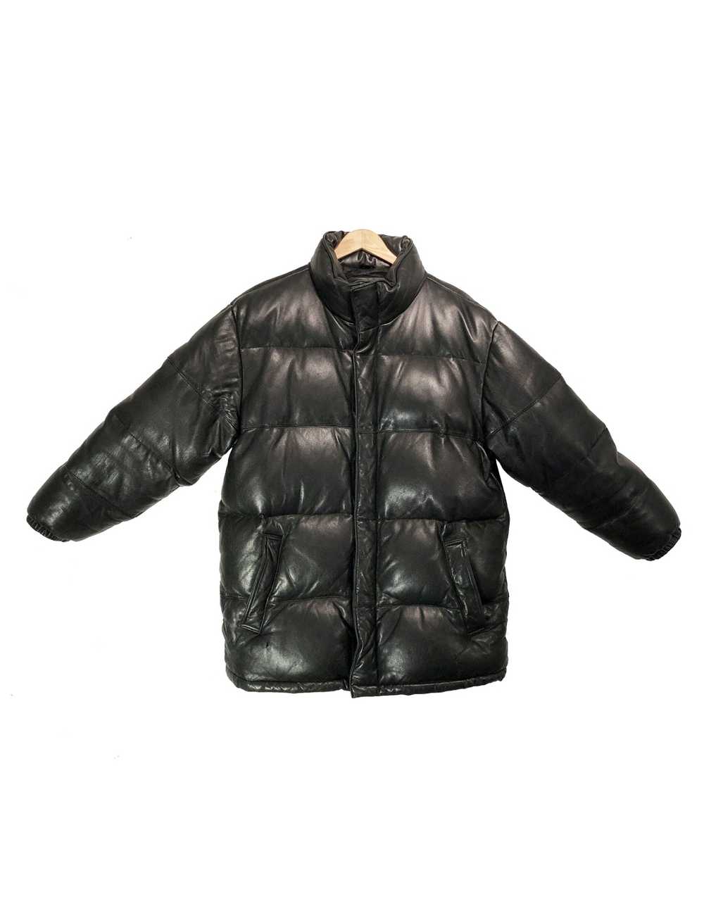 Stussy Archive Stussy Leather Down/Puffer Jacket - image 1