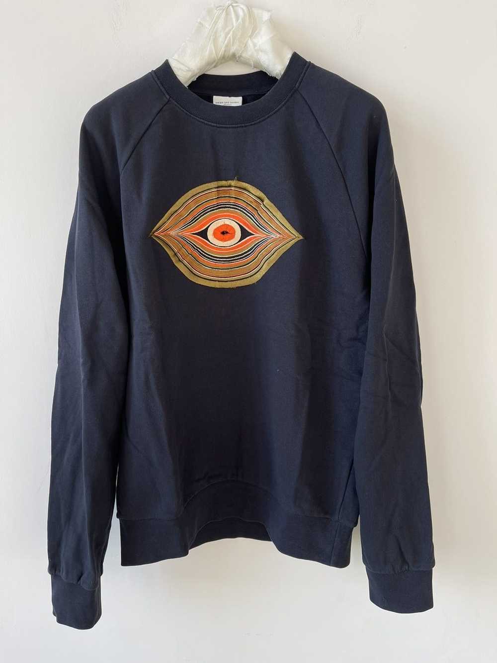 Dries Van Noten Eye Embroidered Crew Neck Sweatsh… - image 2