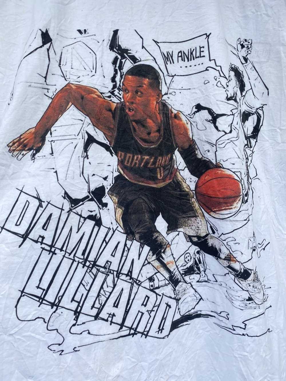 NBA × Rap Tees × Vintage Vintage y2k Damian Lilla… - image 3