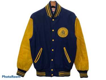 Jakewood Red White and Blue Butter Soft Leather Baseball Jacket (5XL) | HipHopCloset
