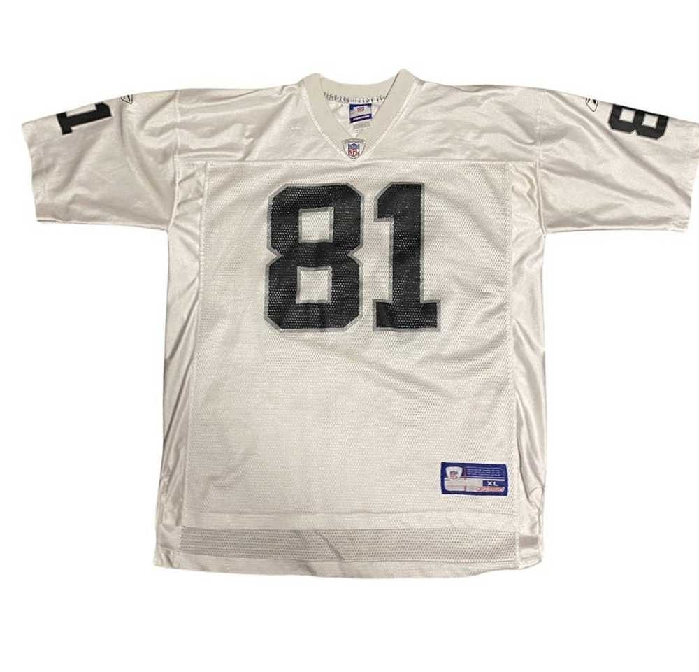 RANDY MOSS OAKLAND LAS VEGAS RAIDERS JERSEY REEBOK AUTHENTIC NFL MEN SEWN  54 3XL