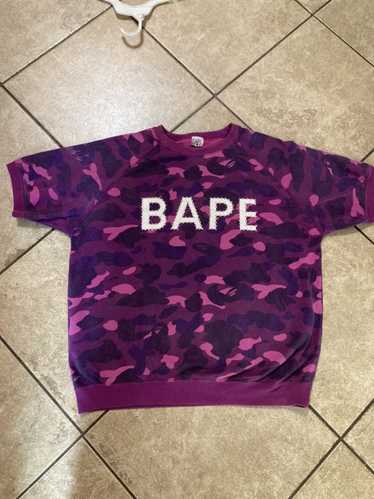 Buy BAPE Color Camo Shark Day Pack 'Purple' - 1G80 182 003 PURPLE